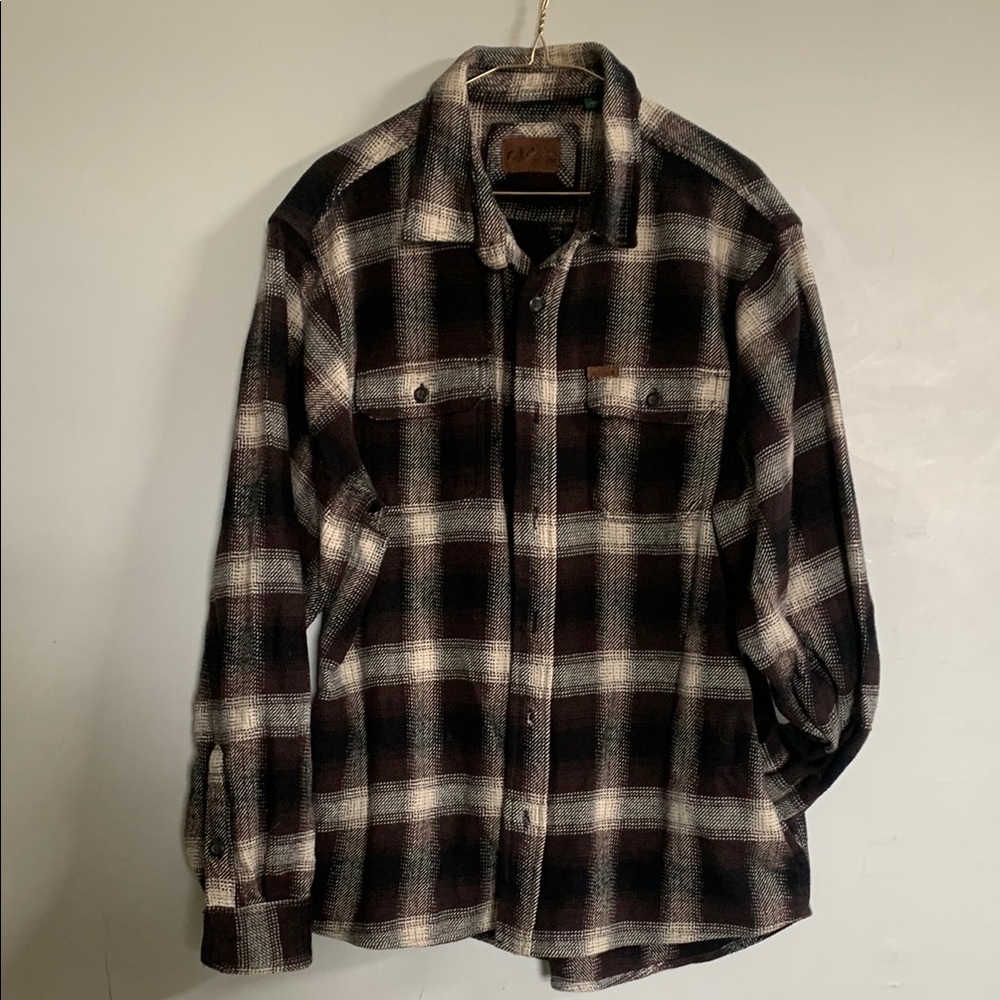 Orvis Plaid Button-Up Shirt shacket